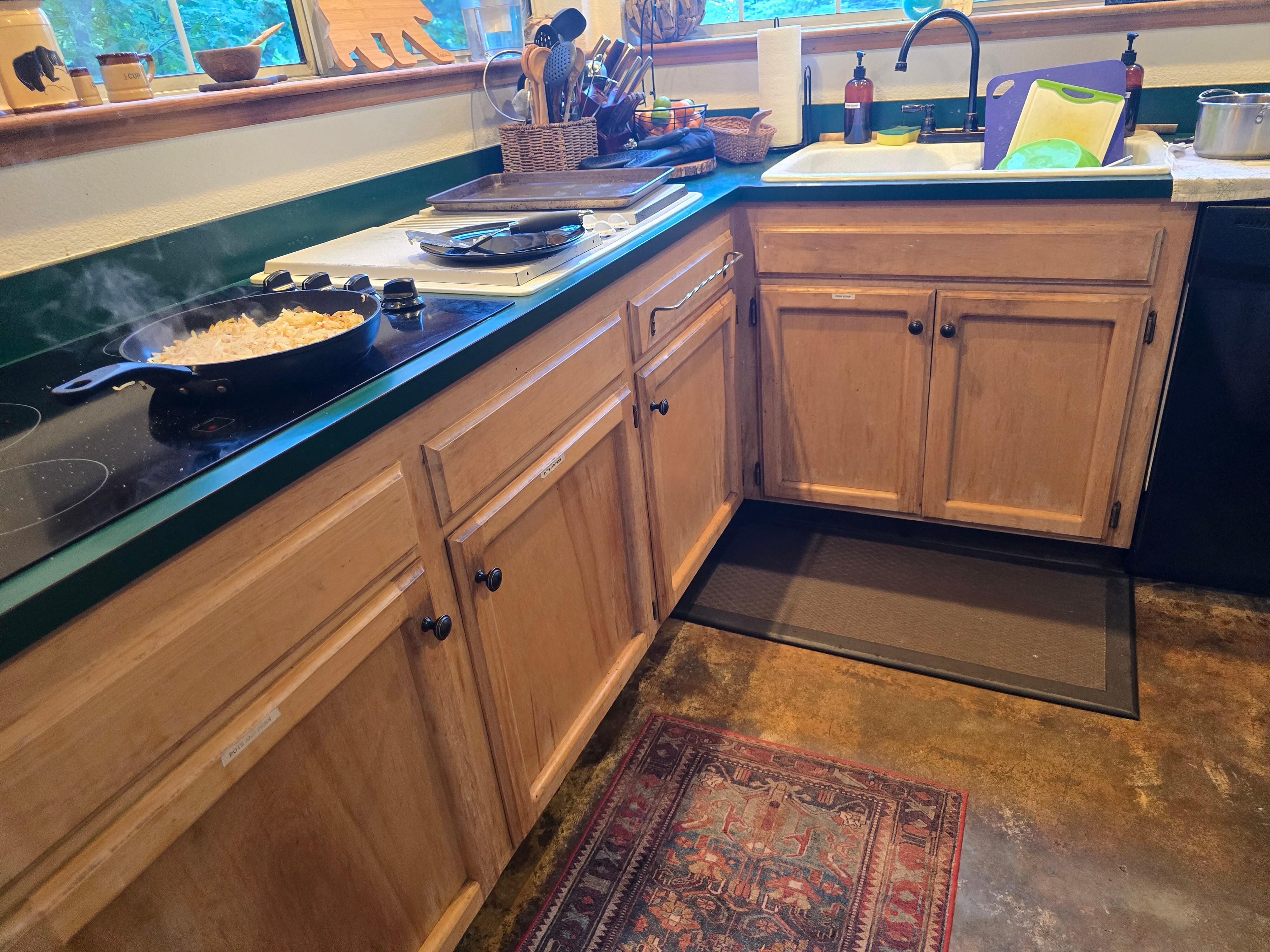Worn out kitchen