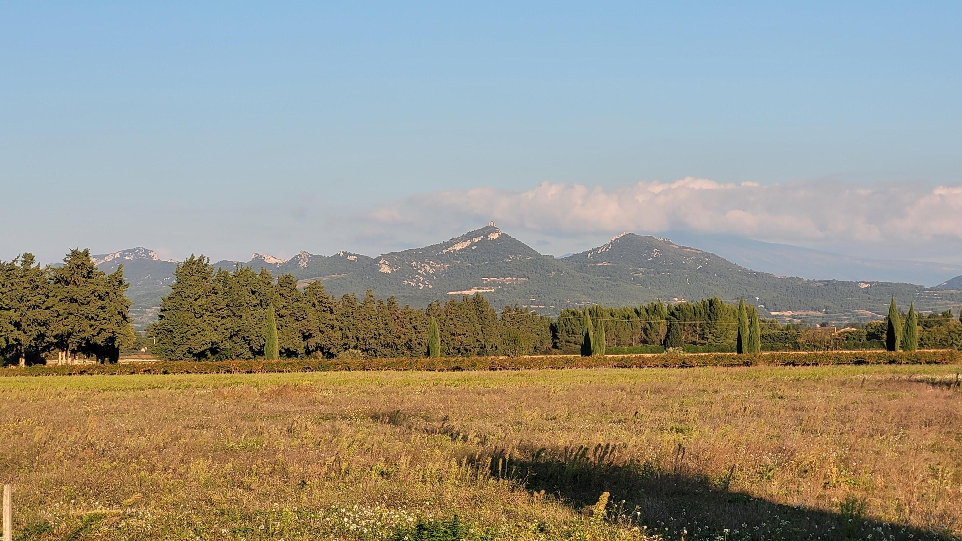 Een fantastische omgeving met zicht op de Mont Ventoux