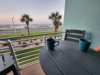 Our last morning coffee before our trip home.