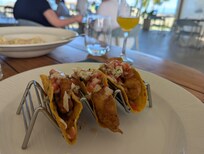 Fish tacos at The Lobster House