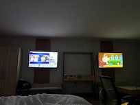 two tvs in one room should not be considered a suite