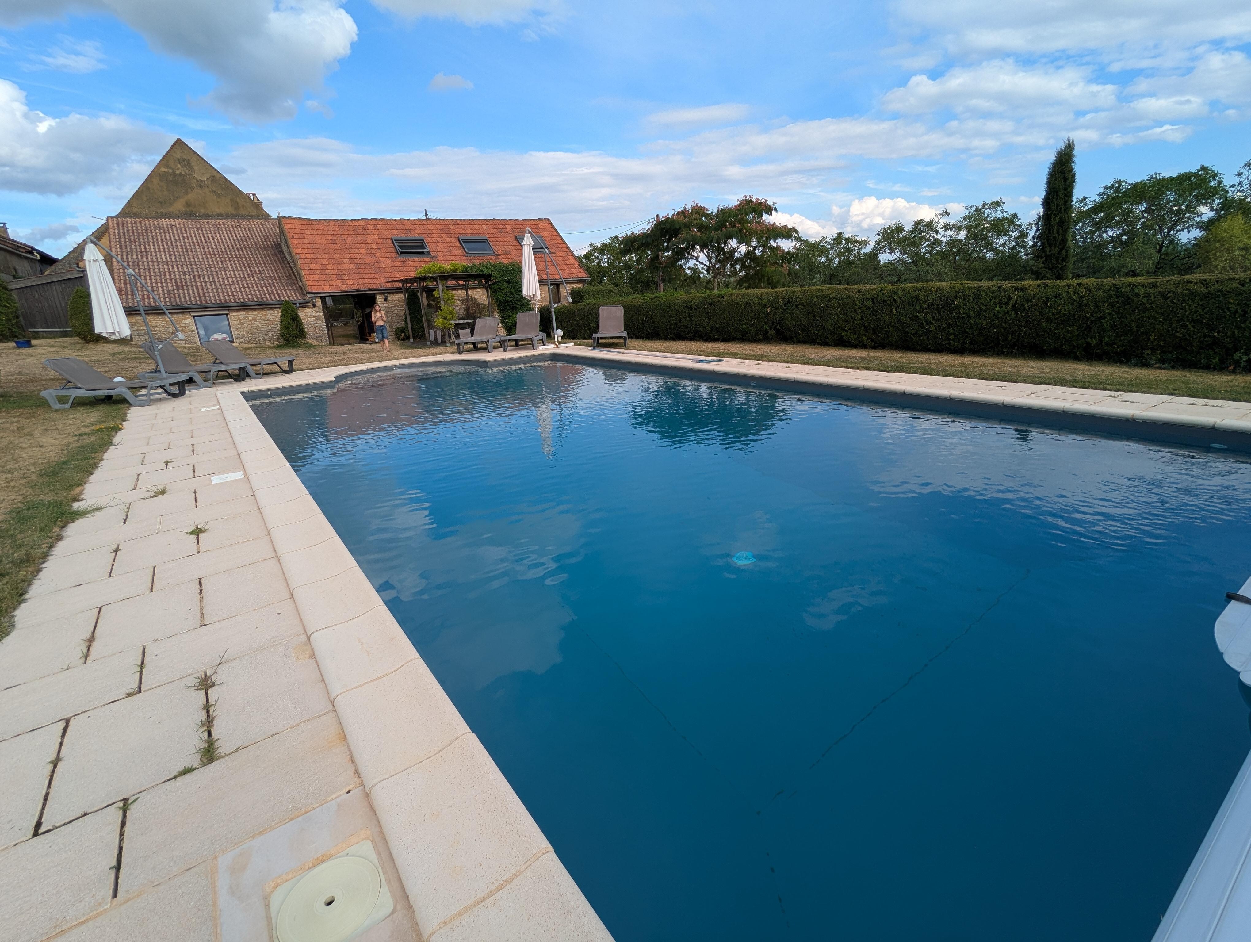 Pool, about 14m x 7m