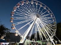 Wheel at night