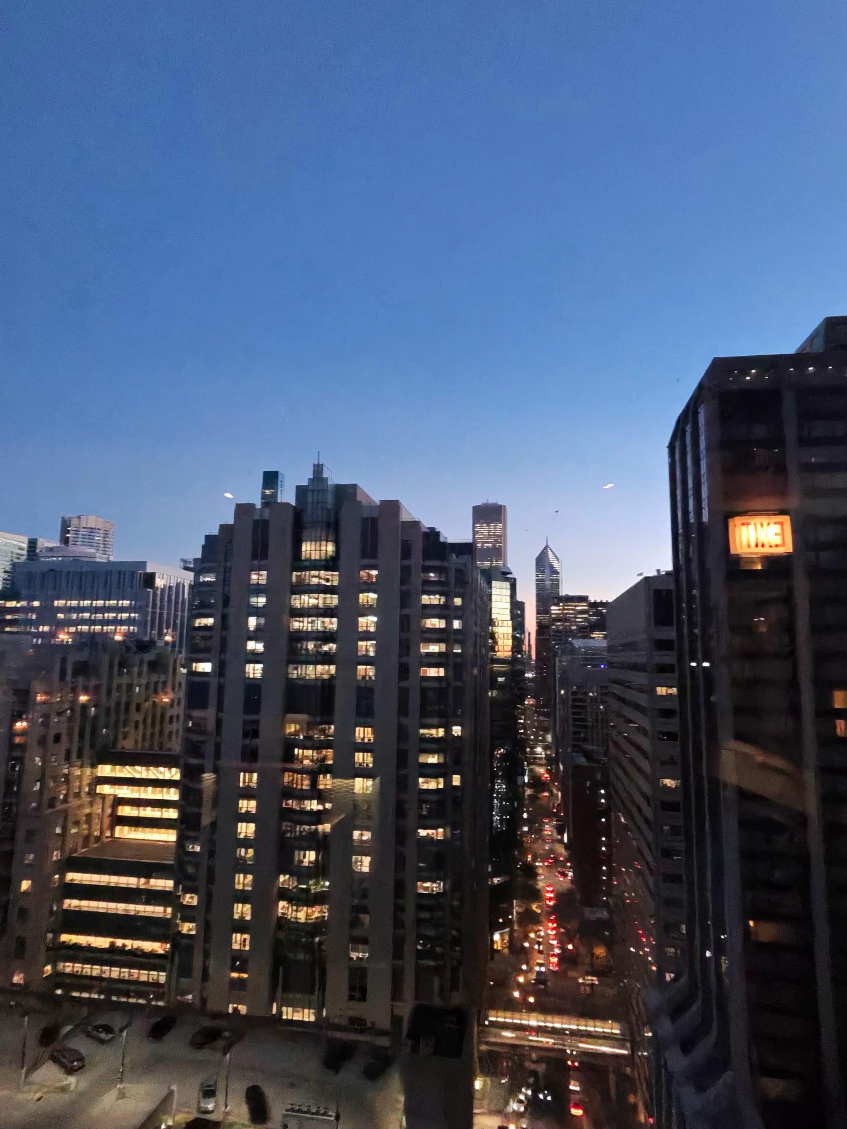 Window from Rooftop bar