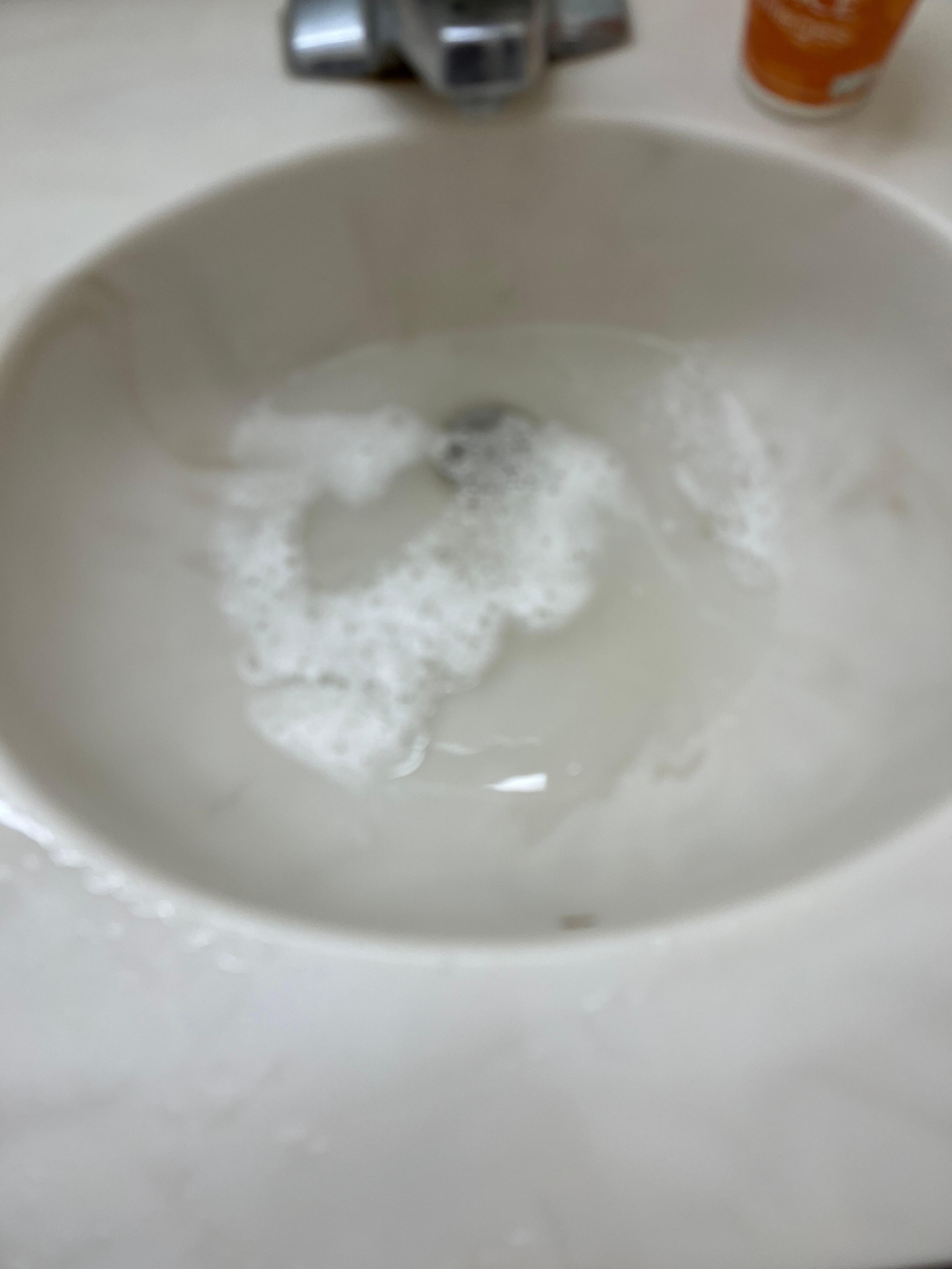 Clogged sink