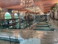 Piscinas, saunas e vários outro ambientes