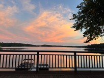 Beautiful morning for coffee on the deck.