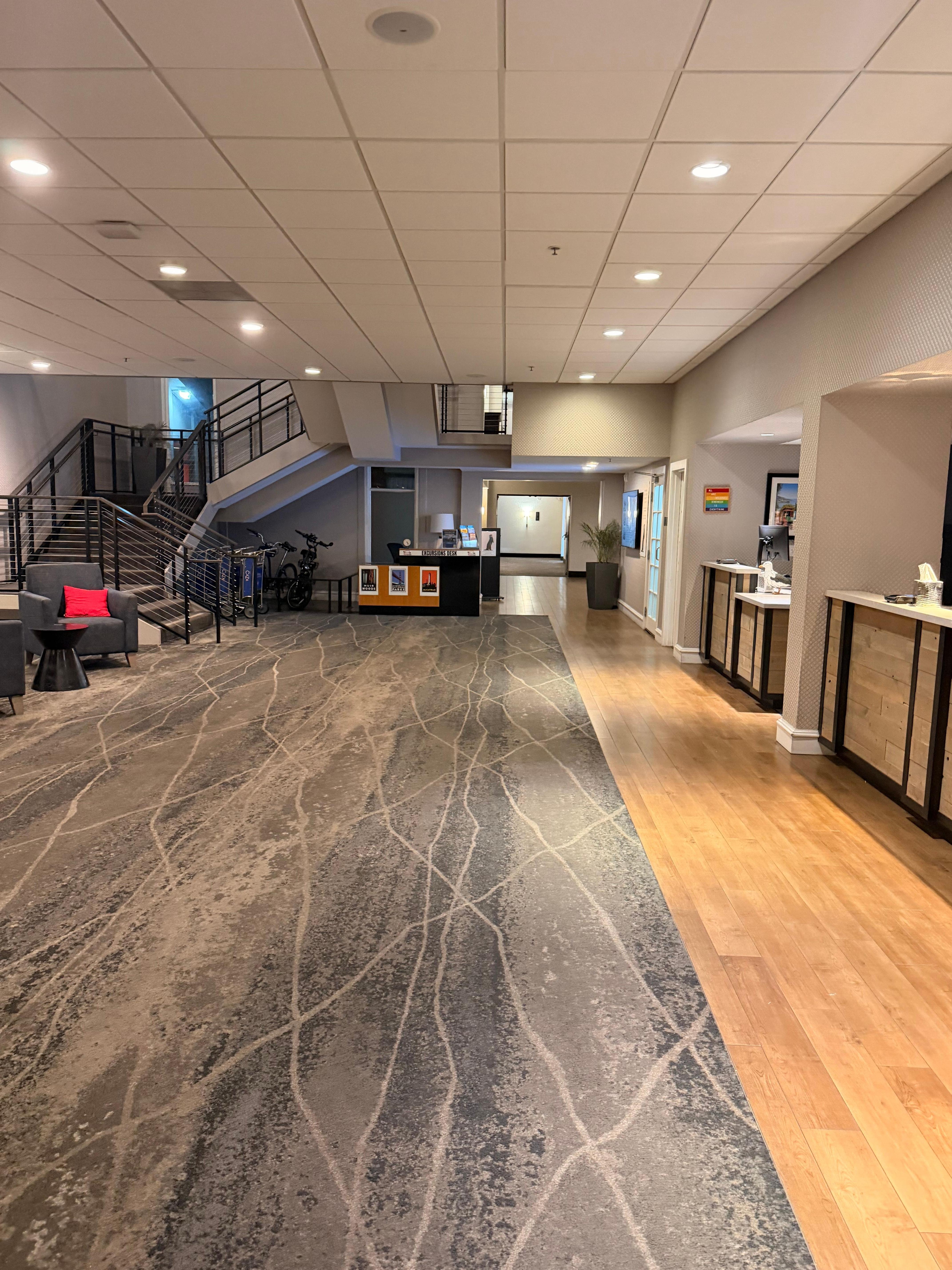 Reception with their own travel agent Bryan 