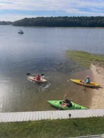Kayaking right out the door