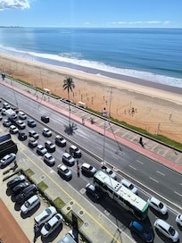 Auf der Straße vor der Unterkunft war vormittags immer Stau
