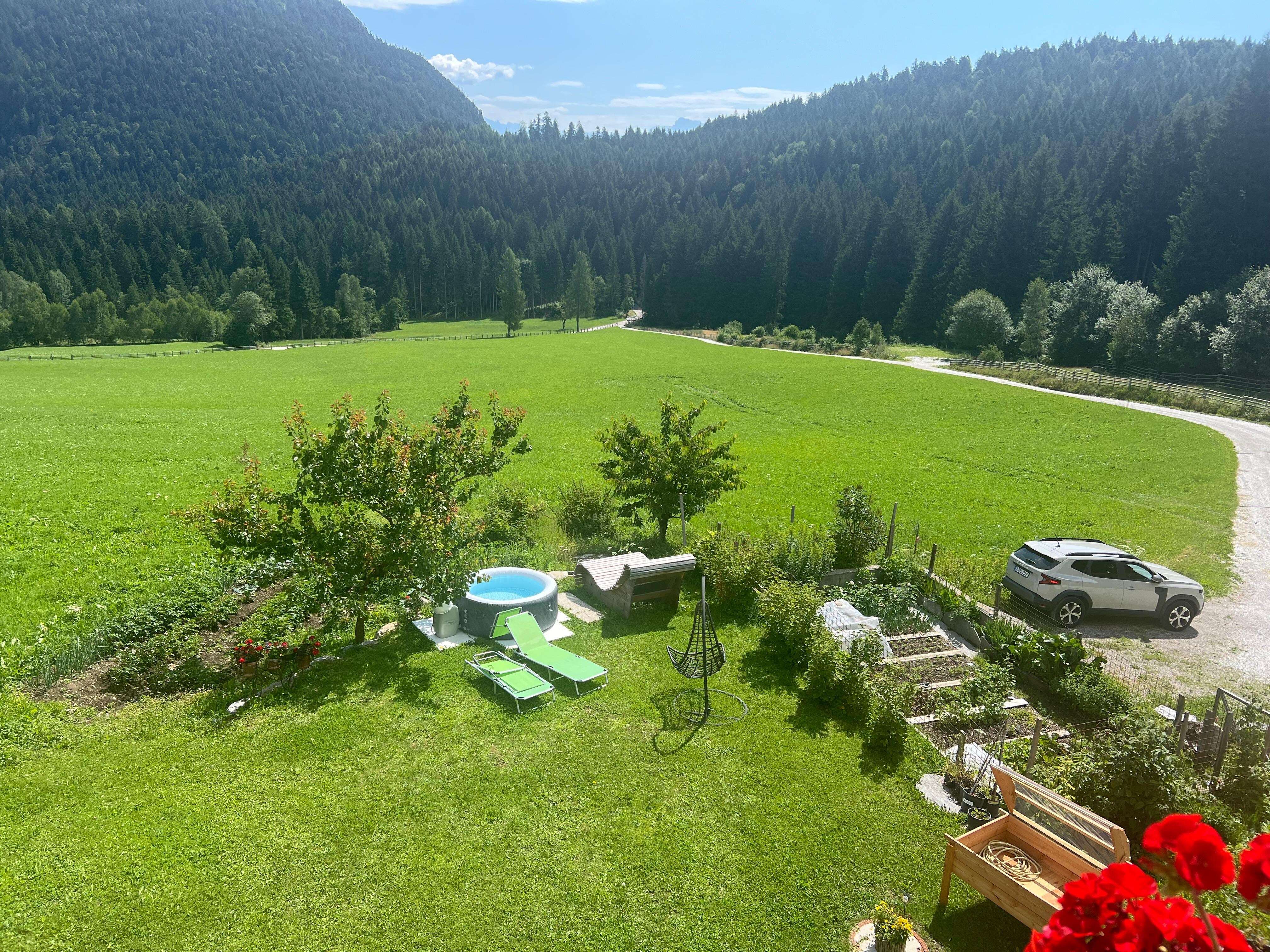 Ausblick vom Balkon