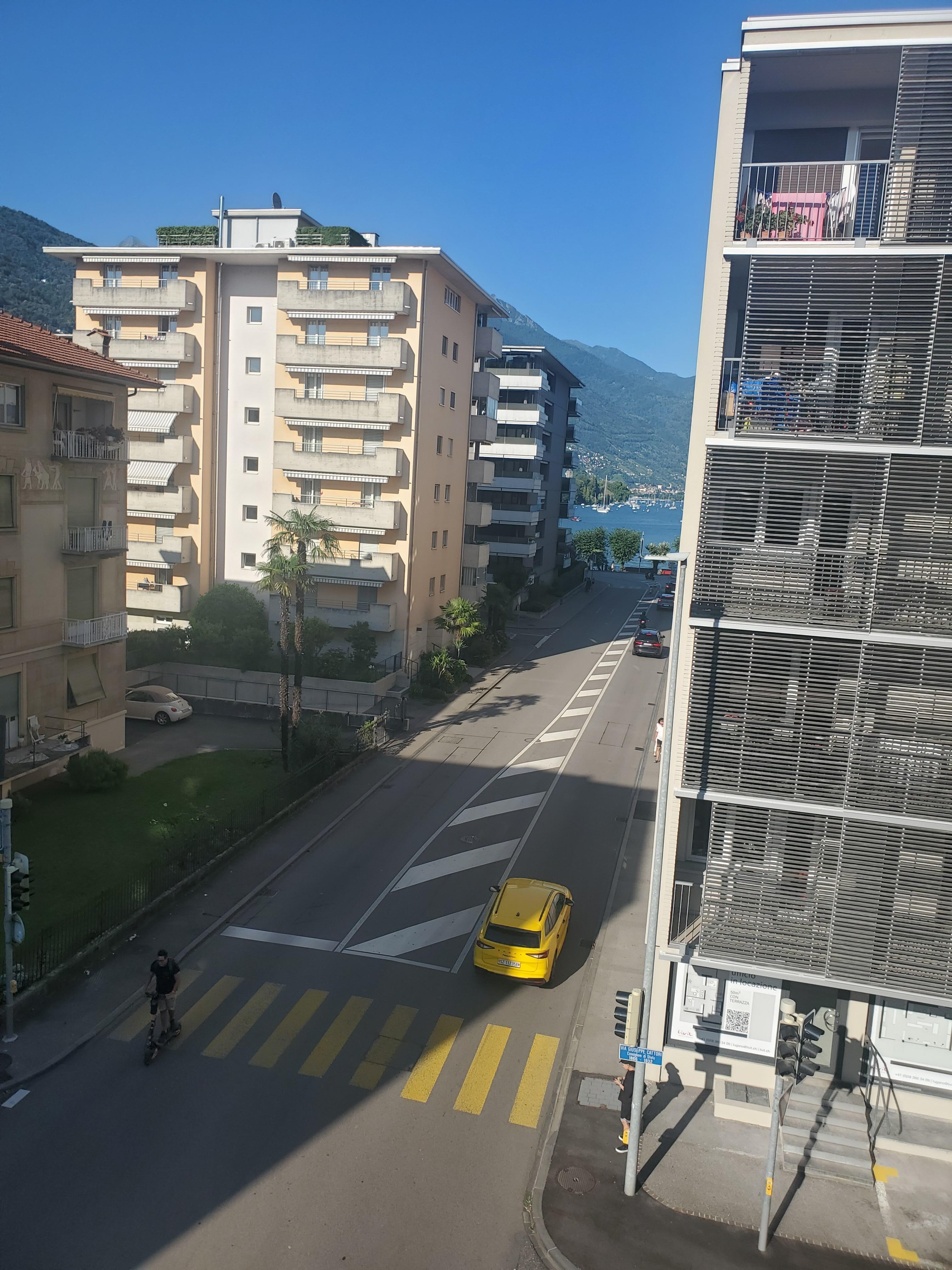 View from balcony towards Lago Maggiore