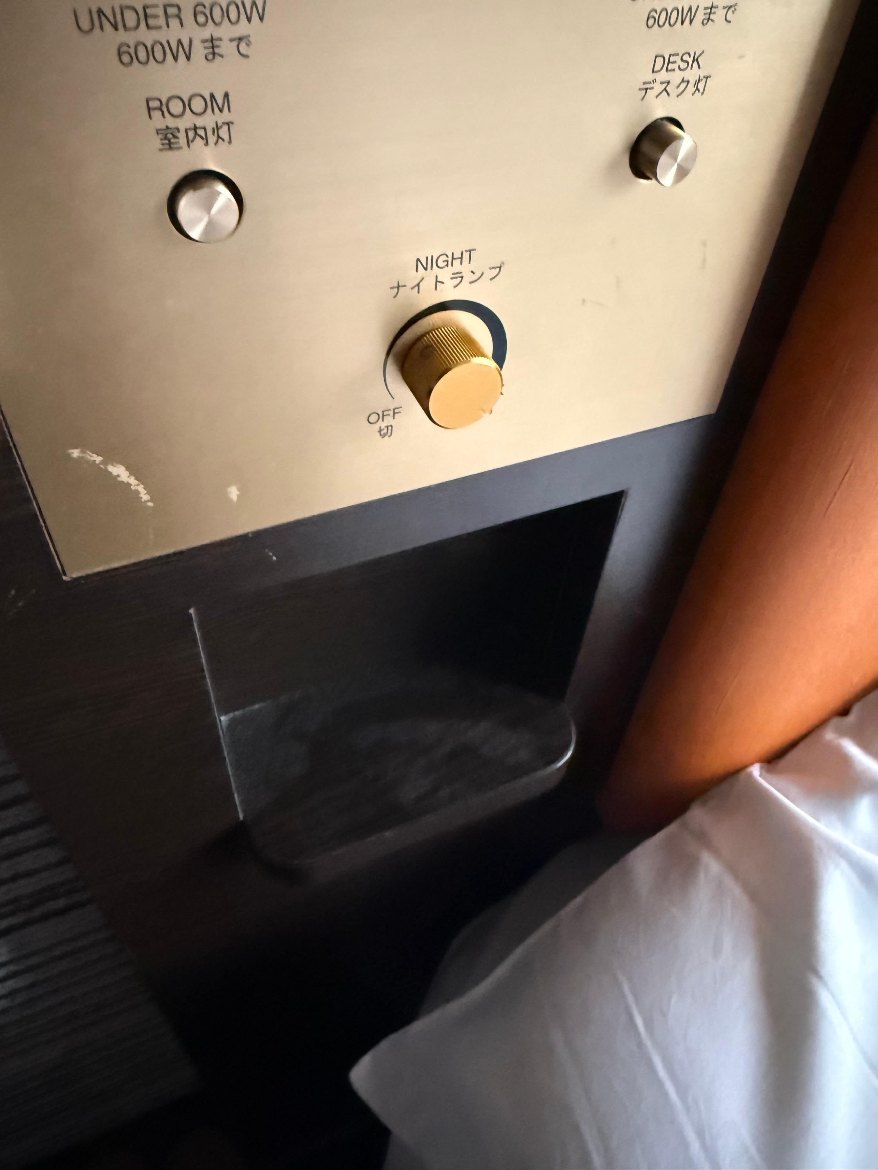 the dust like this was everywhere when we got the room