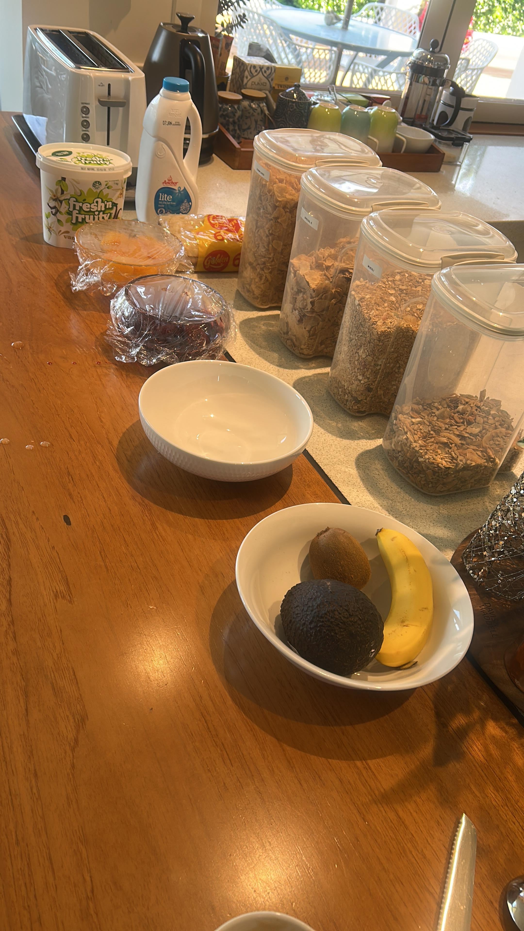 Breakfast complimentary 