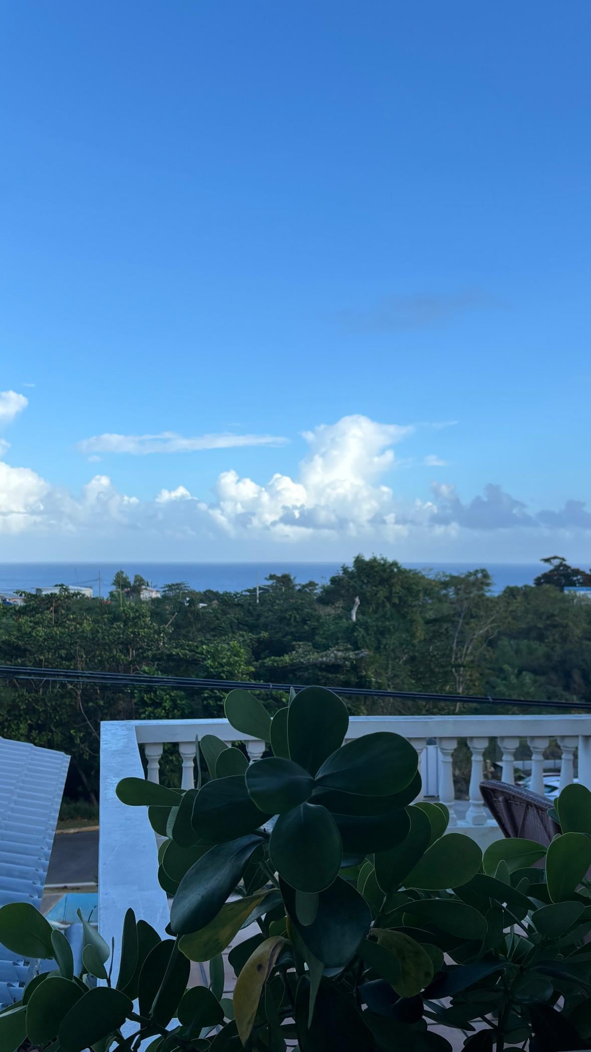 Side view of balcony 