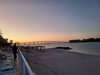 View from the pool area