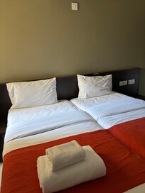 Second bedroom, both rooms have twin beds