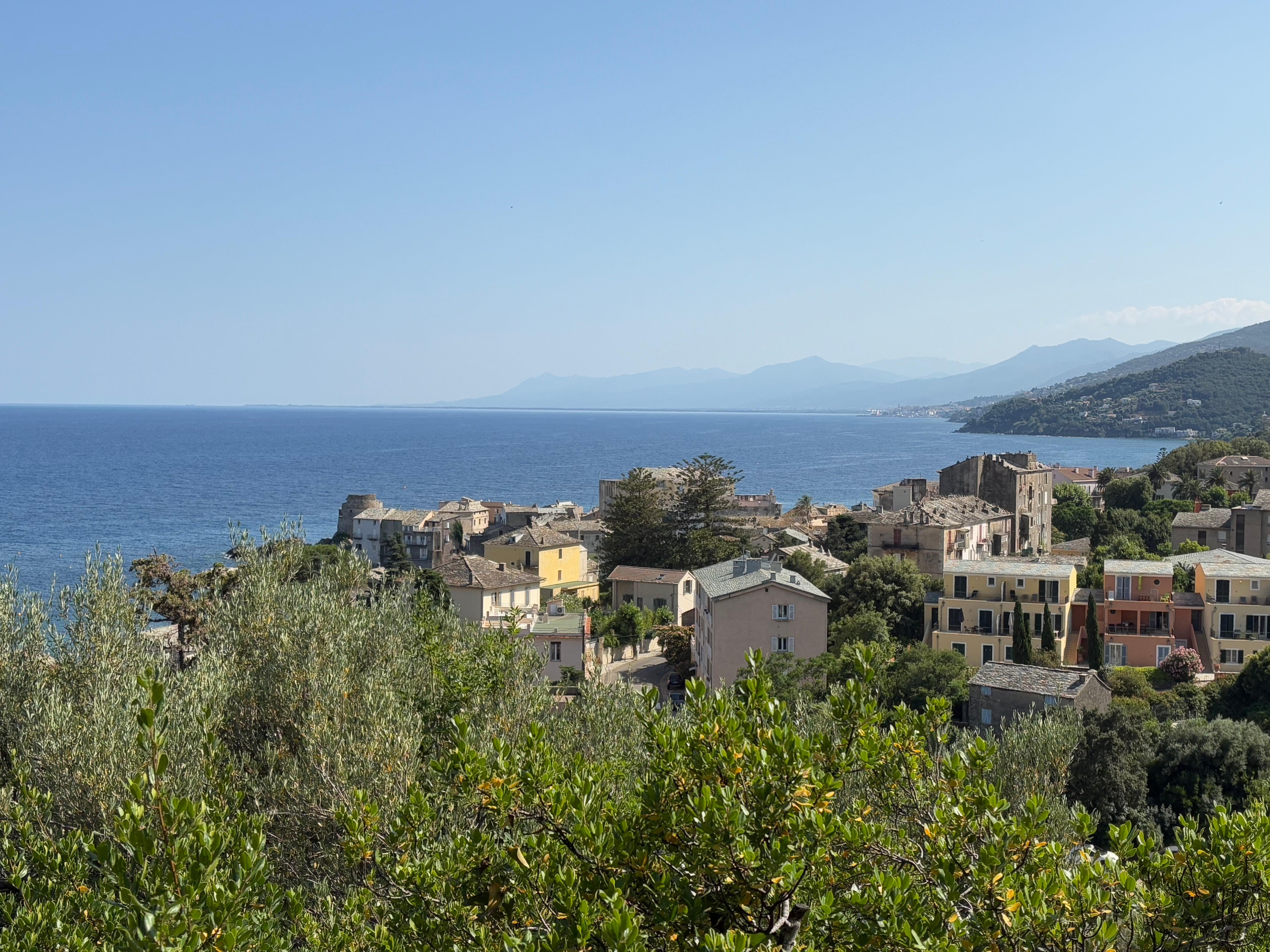 Vue du village depuis la terrasse