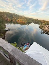 We brought a boat and three jet skis. The dock was amazing!