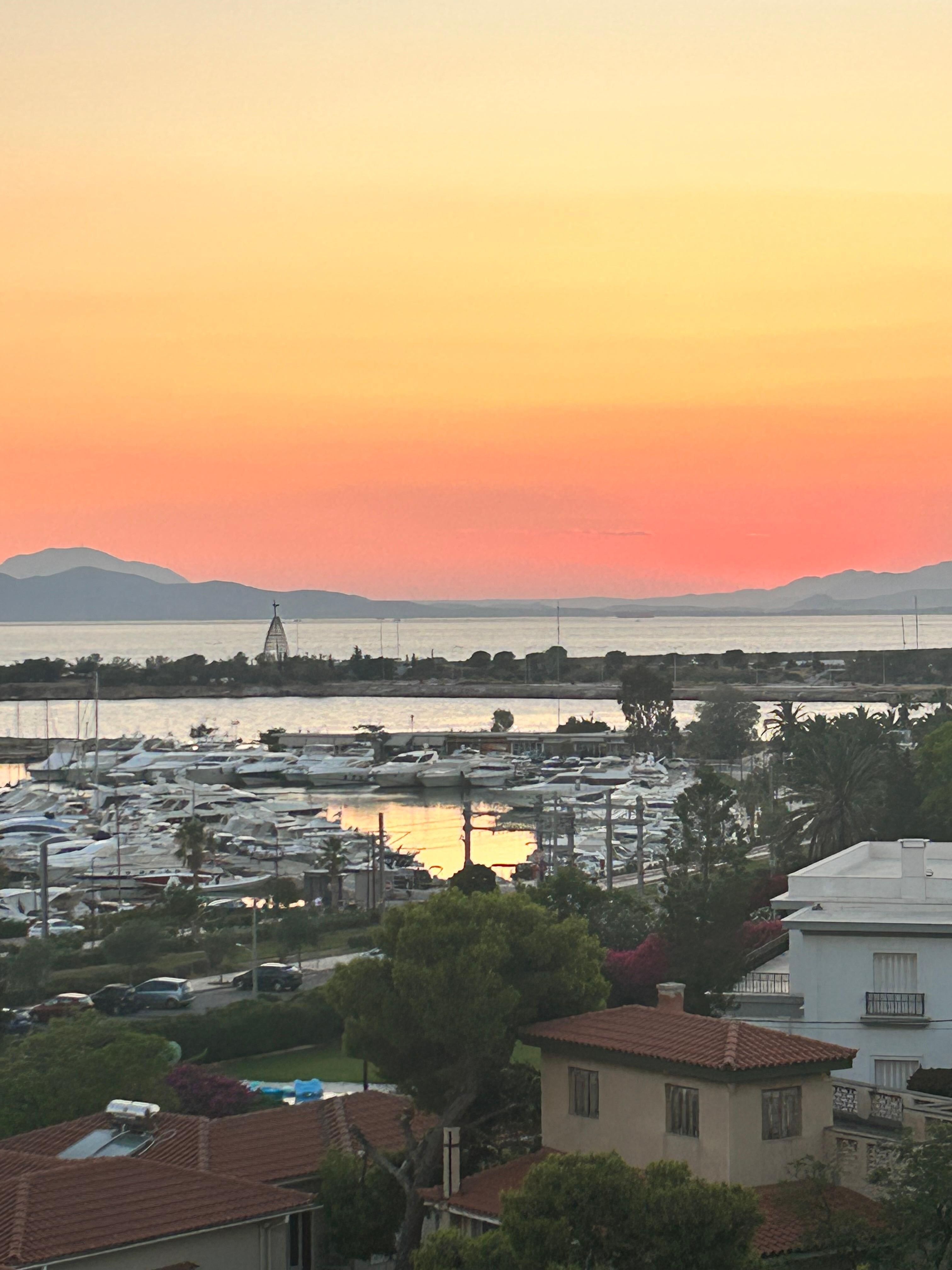 This was the view from the rooftop restaurant. 
