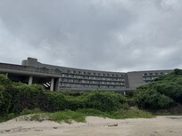 海で釣りをして海側から撮影