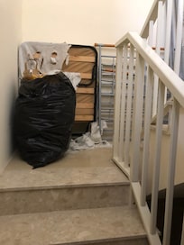 Vue de la porte de l'appartement