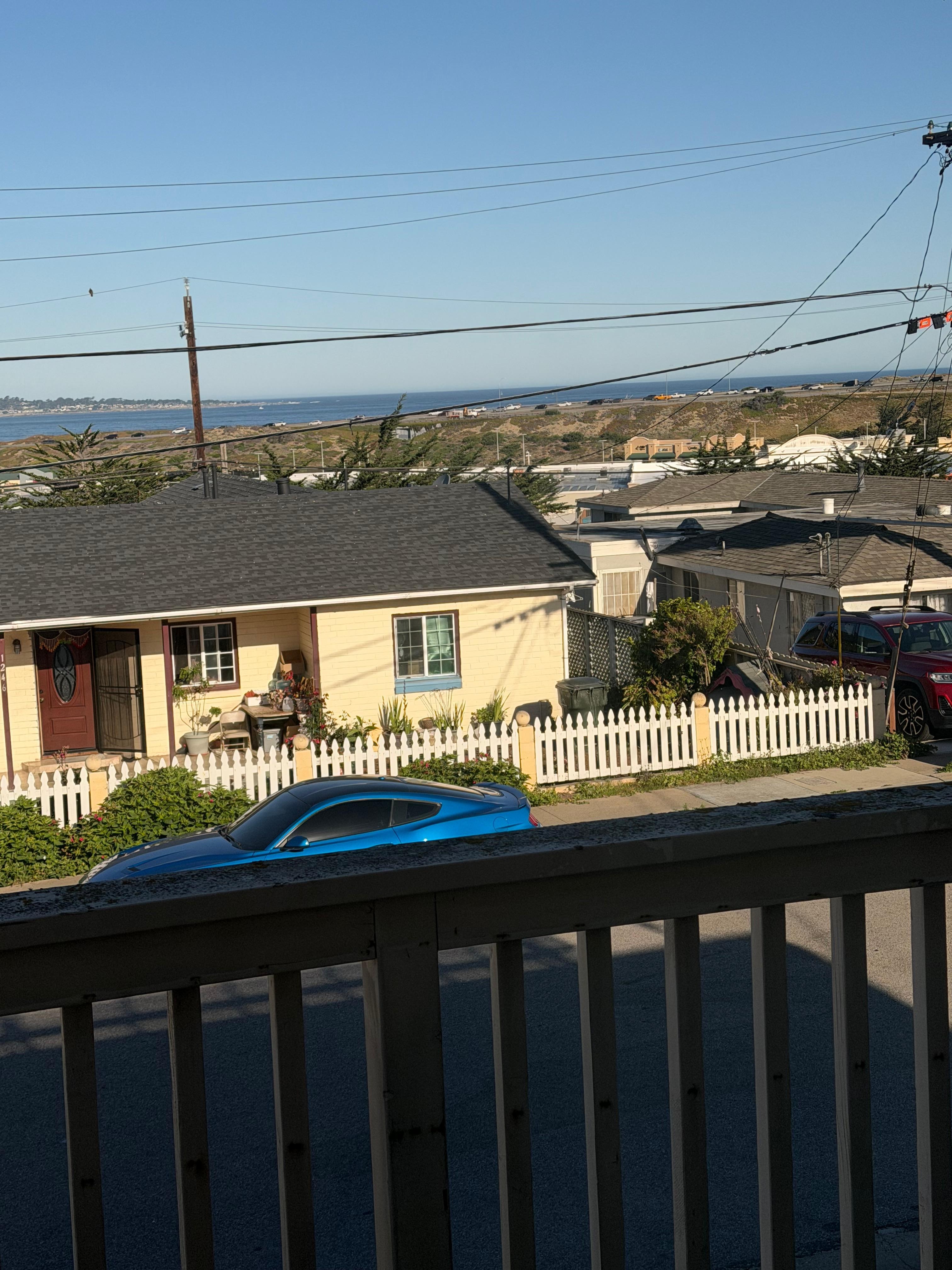 View from deck