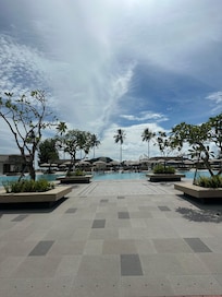 Cascade pool (larger of two)
