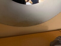 Dirt and grime on the walls