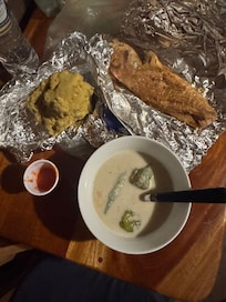 Hudut, a local favorite dish from the restaurant adjacent to the property. The owner and her staff are so fun! It’s the restaurant behind the one for the tourists (where the locals eat)