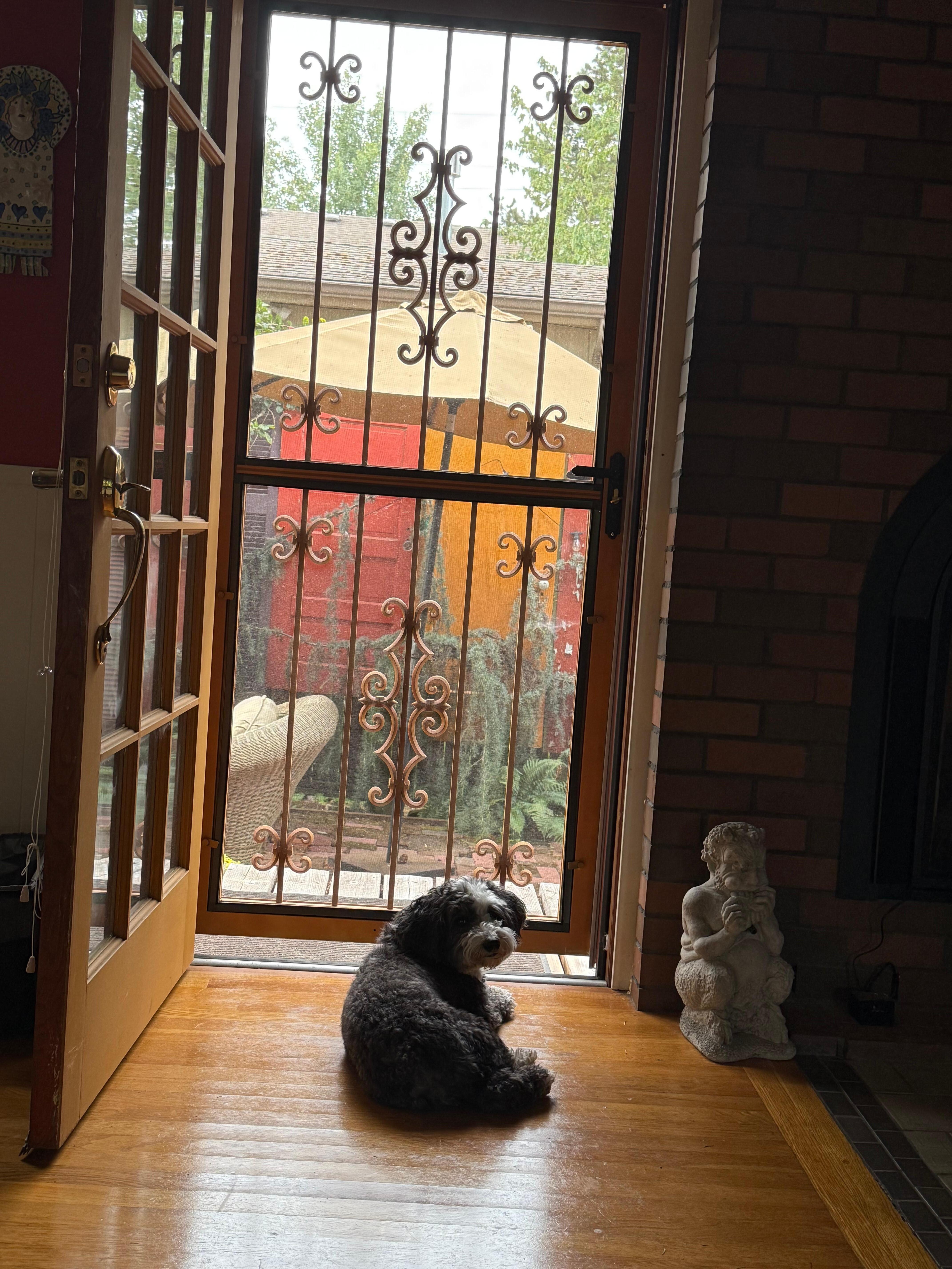 Back patio doorway 