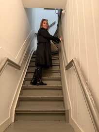 They are not nearly as intimidating after a few days! Especially after many of the pubs we visited that had ladders for stairs!