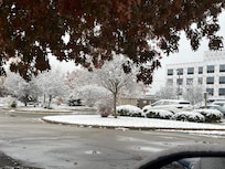 Hotel under construction across the parking lot, but never heard any noise even before it snowed