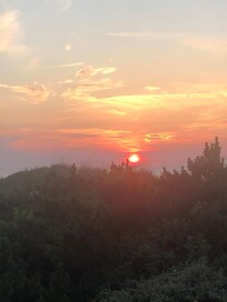Sunrise from the deck. 6-30-25, 5:54 am
