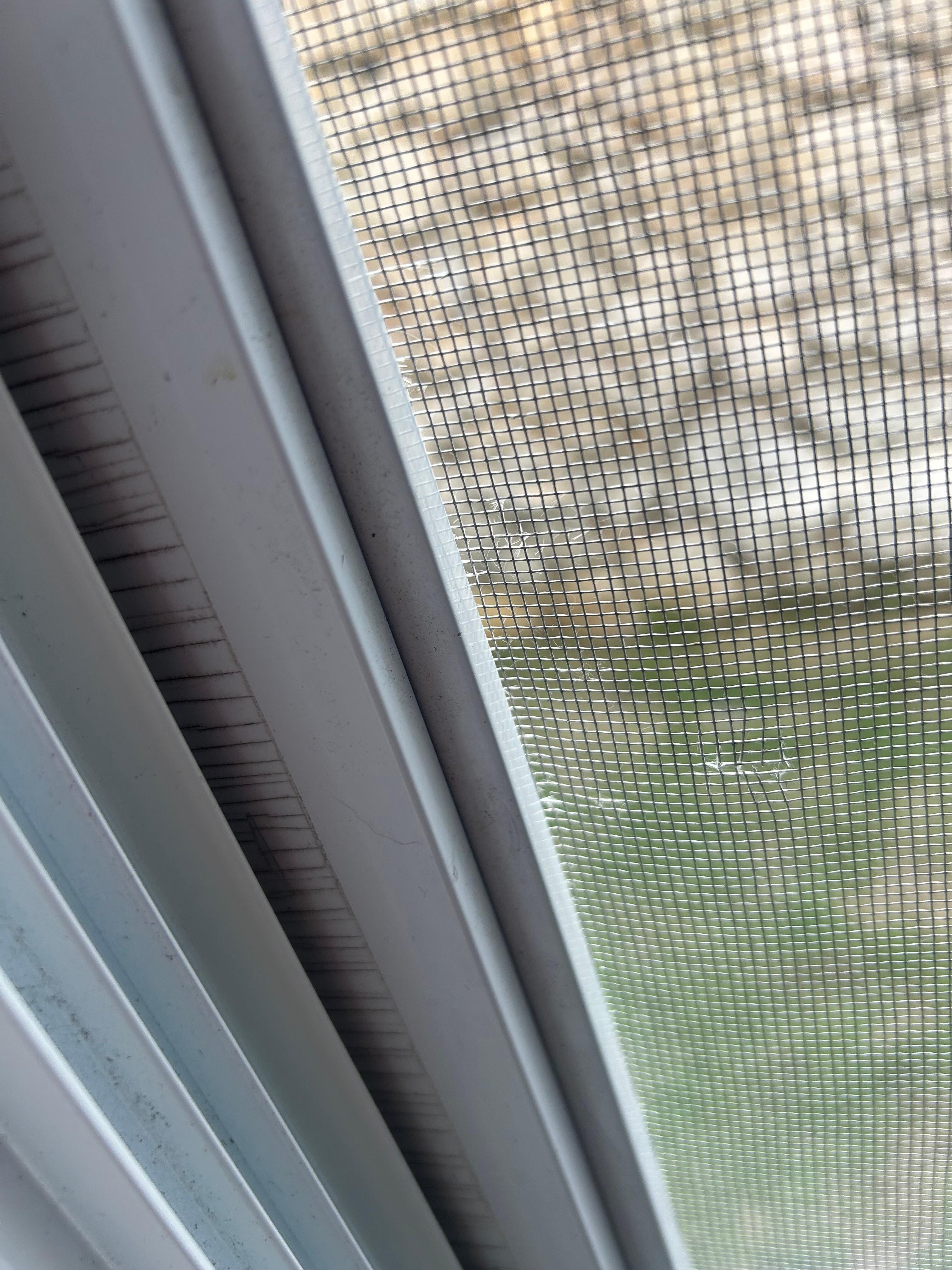 Holes in screen allow mosquitoes in