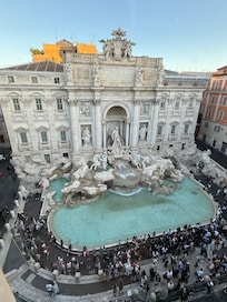 View from lounge where breakfast is