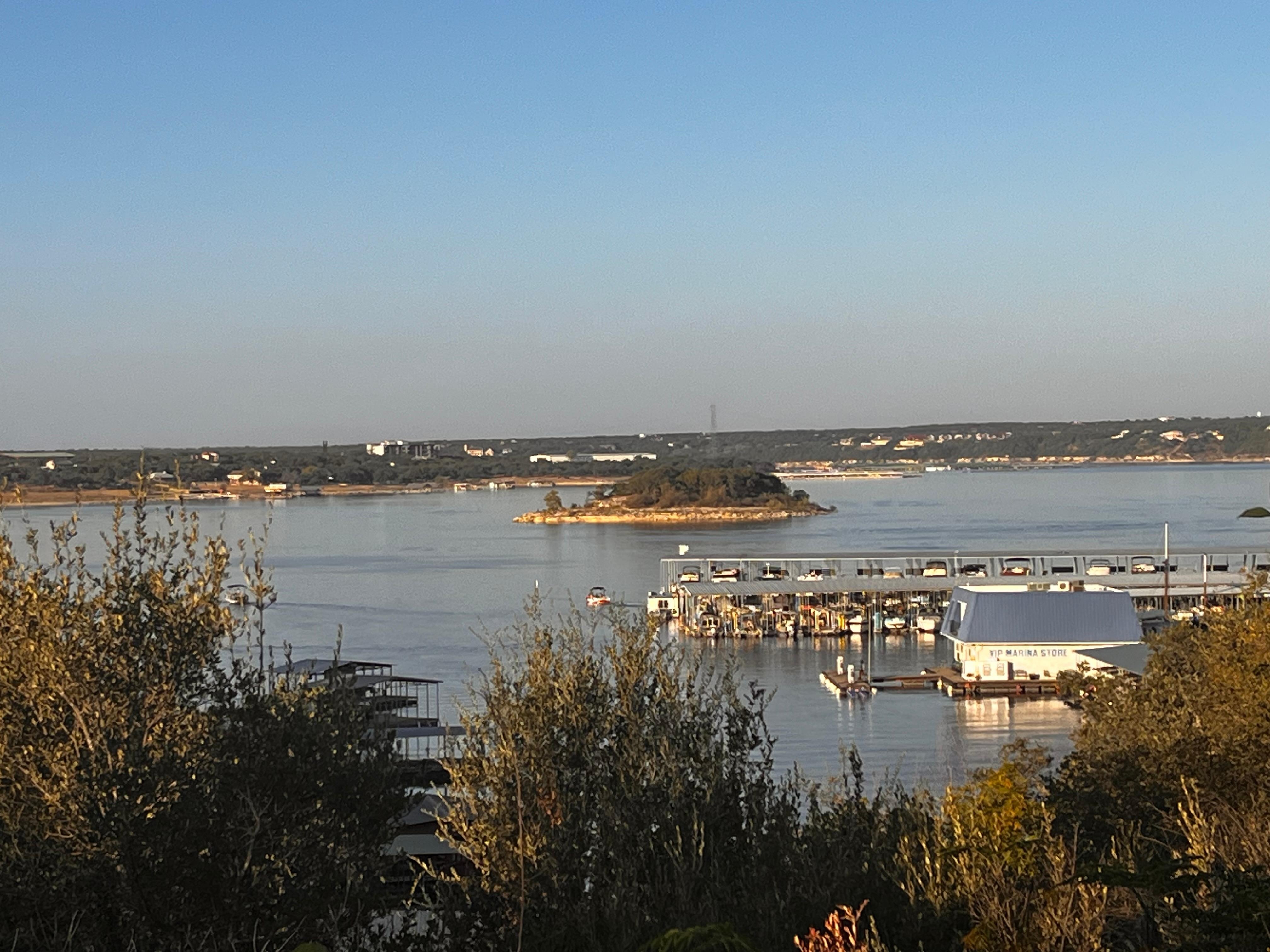 Morning view from the deck.
