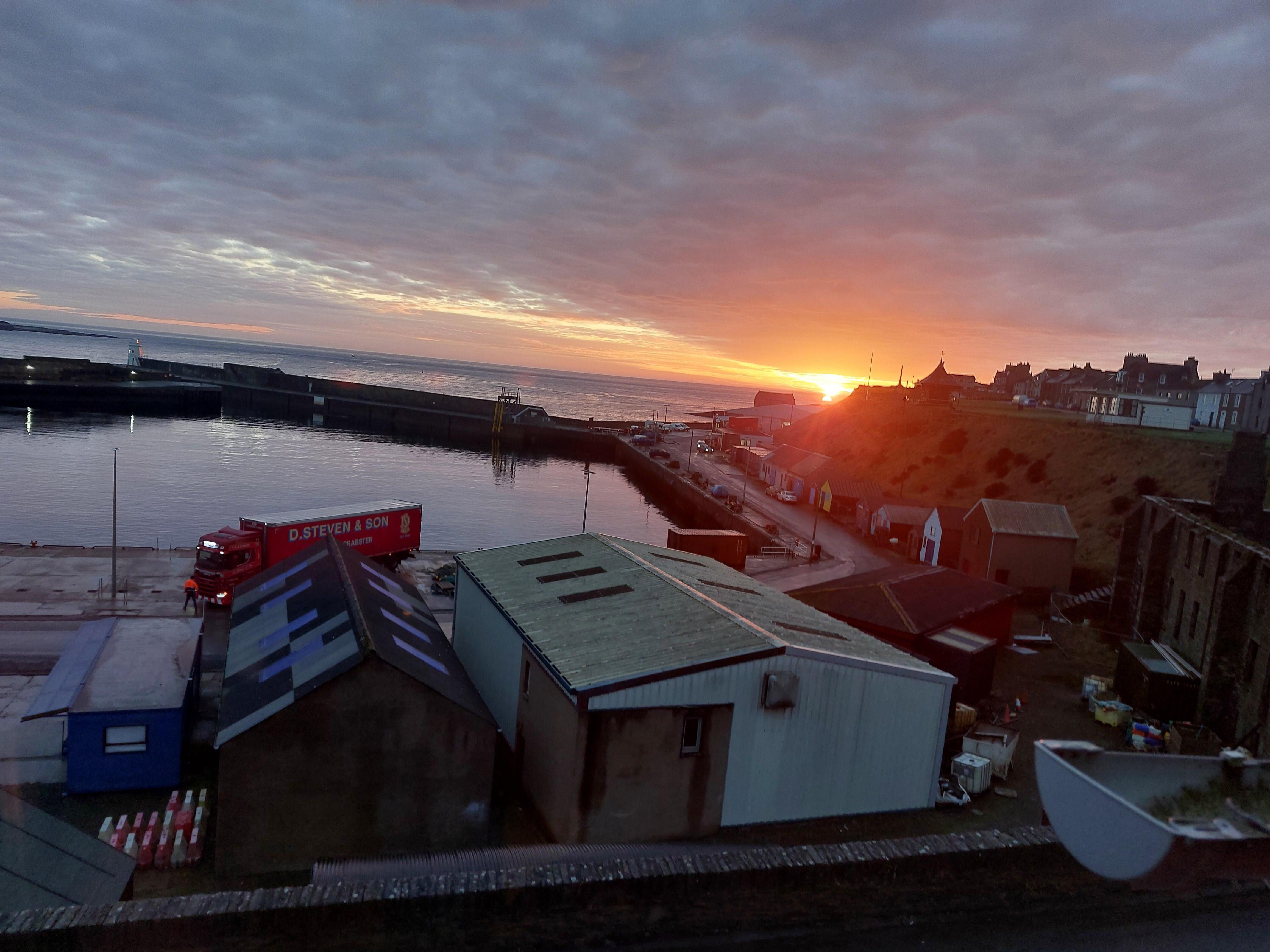 Taken morning  from upstairs window