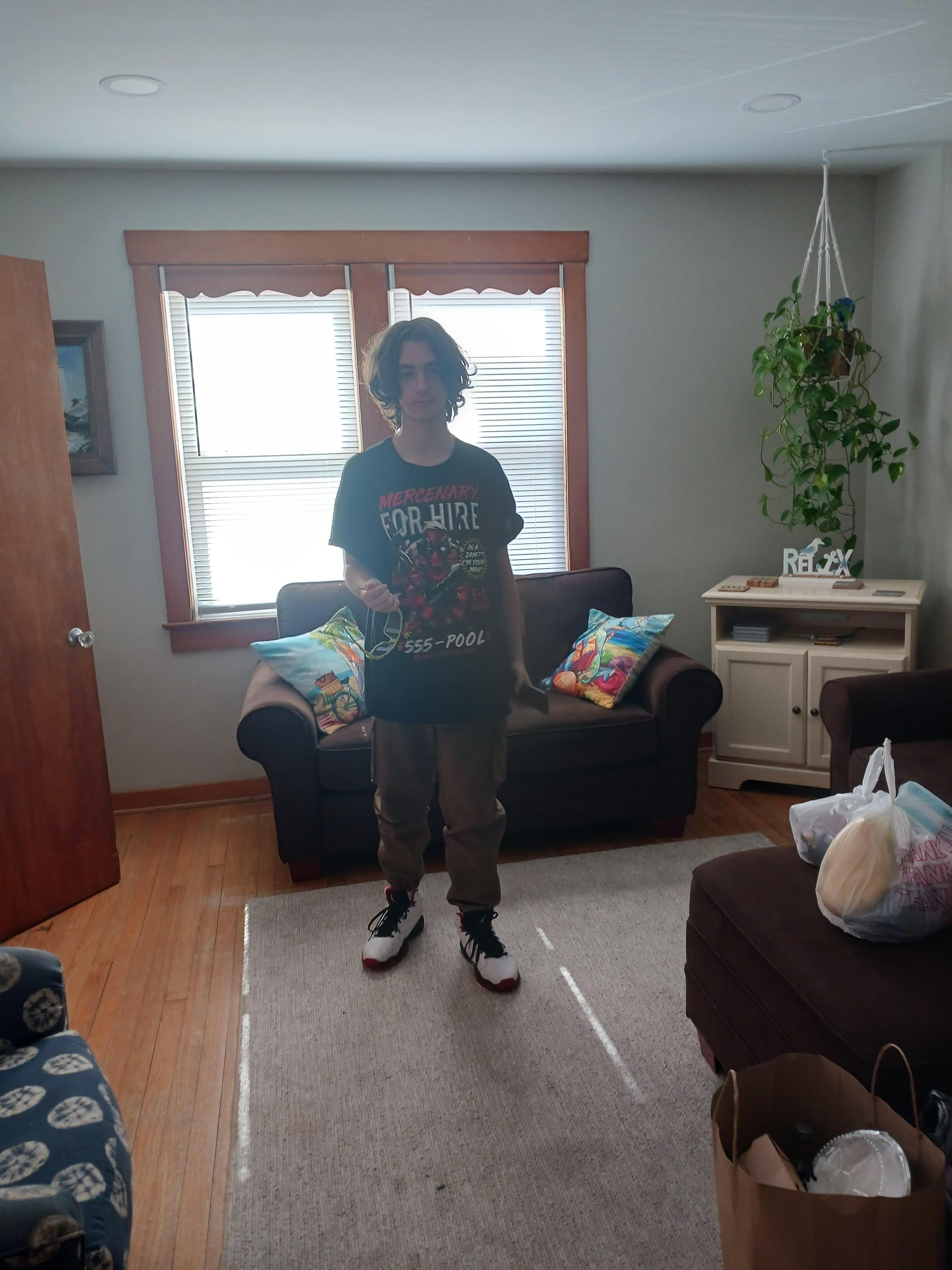 Checking out the living room 