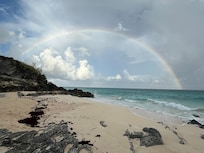 Rainbow over Marley Beach