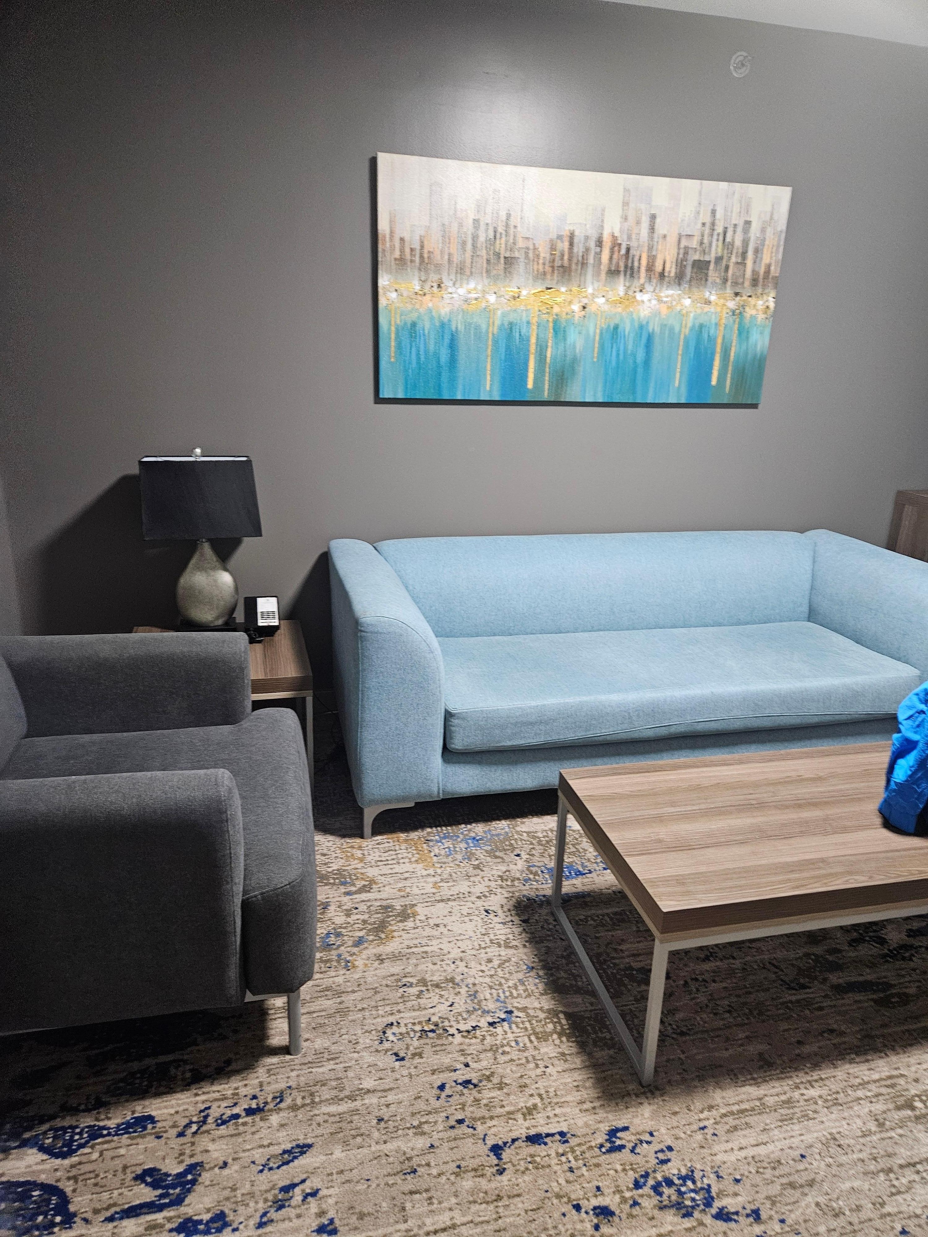 The "living room" area