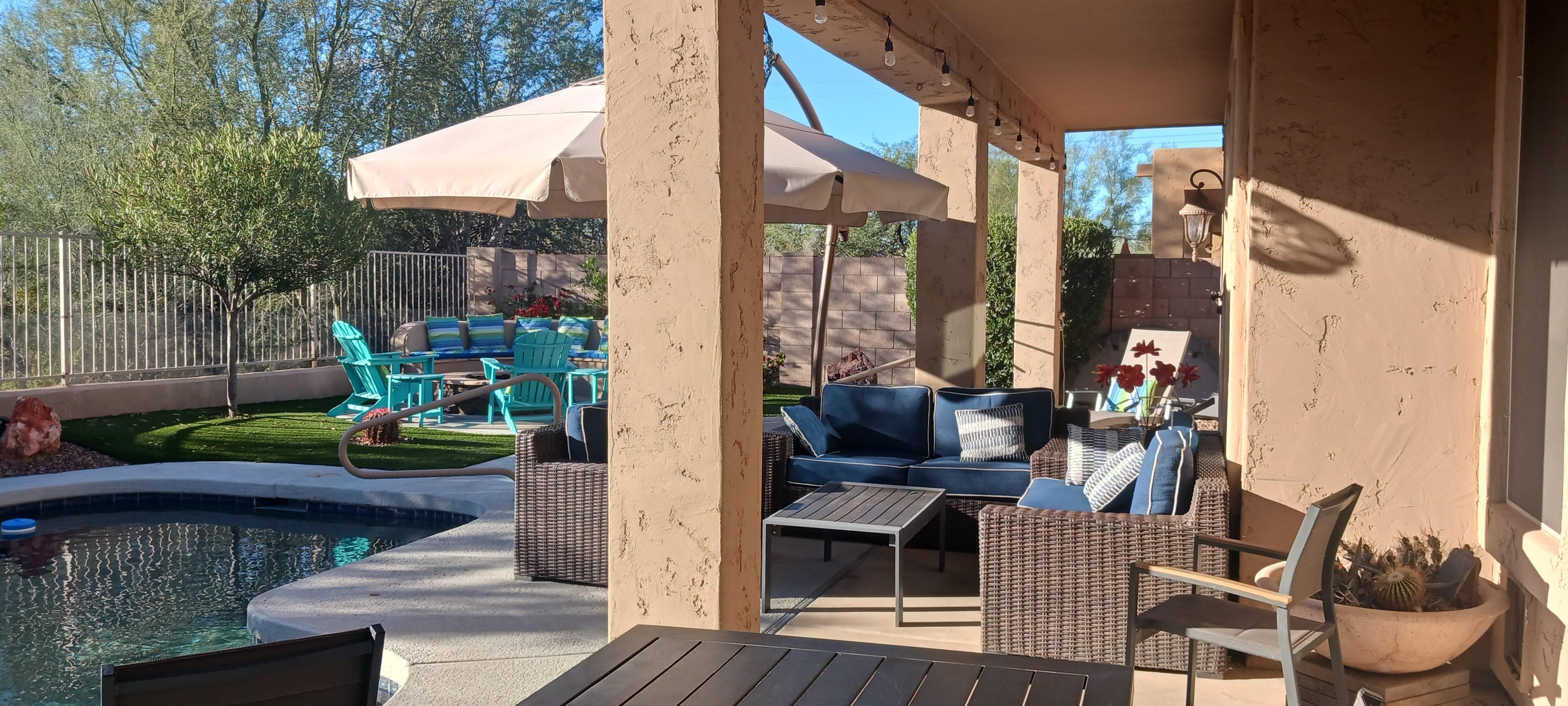 Back yard area - so delightful!