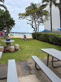 Court yard to your beach