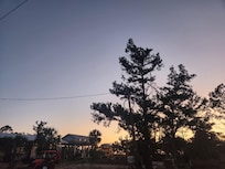 Sunset at the camper