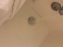 Clogged bath drain