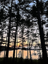 Sunset on Plum Lake.