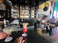 Drinks upon arrival! Kudos to the best bartender!!