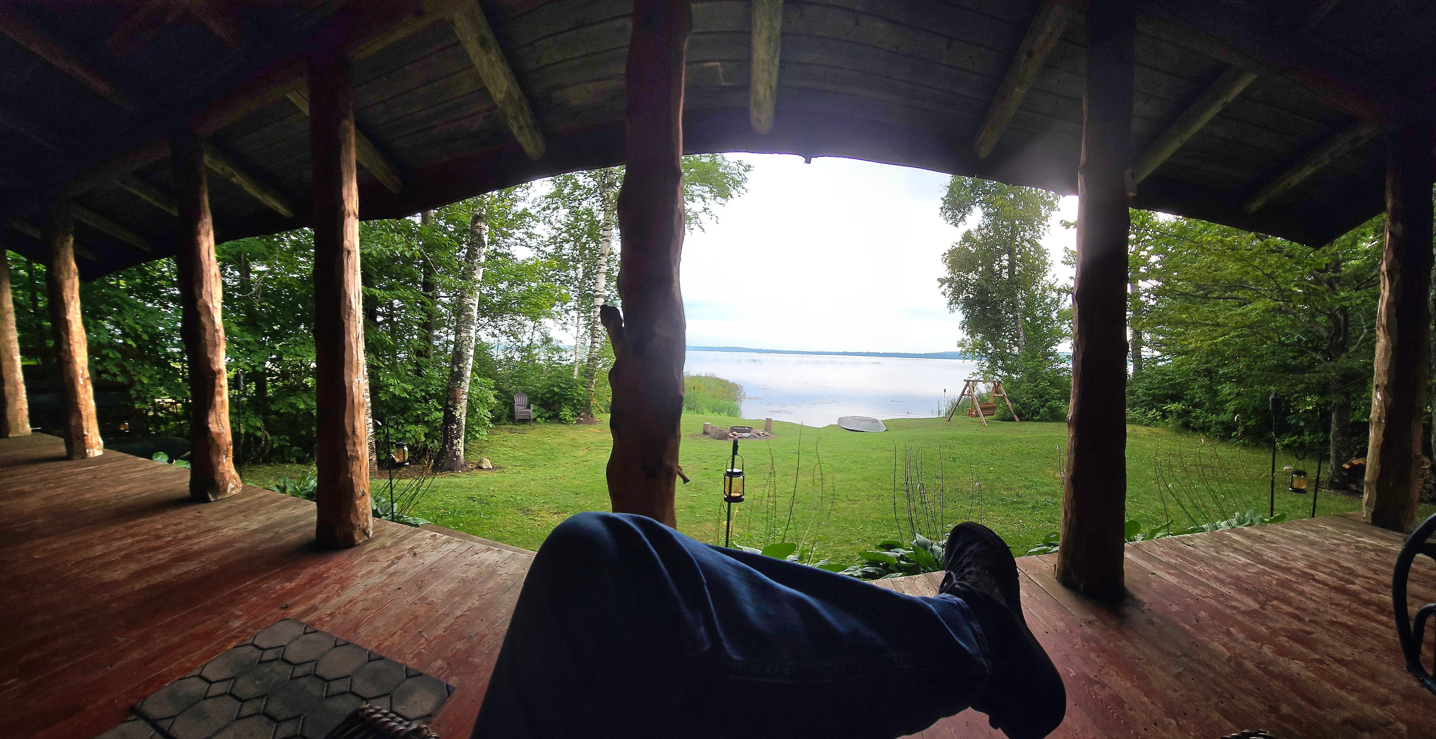 Your view when having coffee in the morning. 