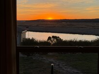 Sunrise in the morning from the kitchen/living room