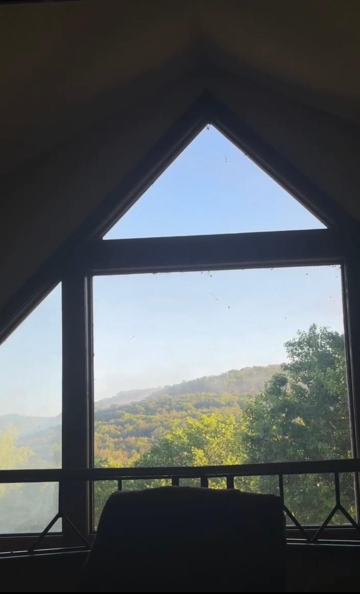 View out our bedroom window